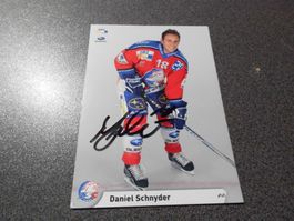ZSC-Autogrammkarte Daniel Schnyder