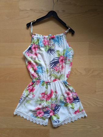 Sommer Jumpsuit Blumenmuster Grösse 13-14 Jahre aus Italien