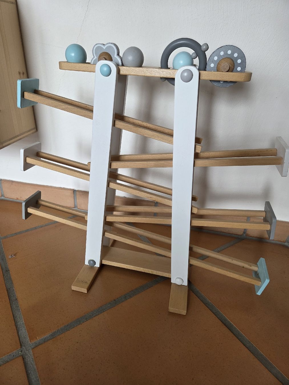 Pinolino Spielzeuge: Kugelbahn Holz – Gebraucht aus Schneisingen von Aemelibaum