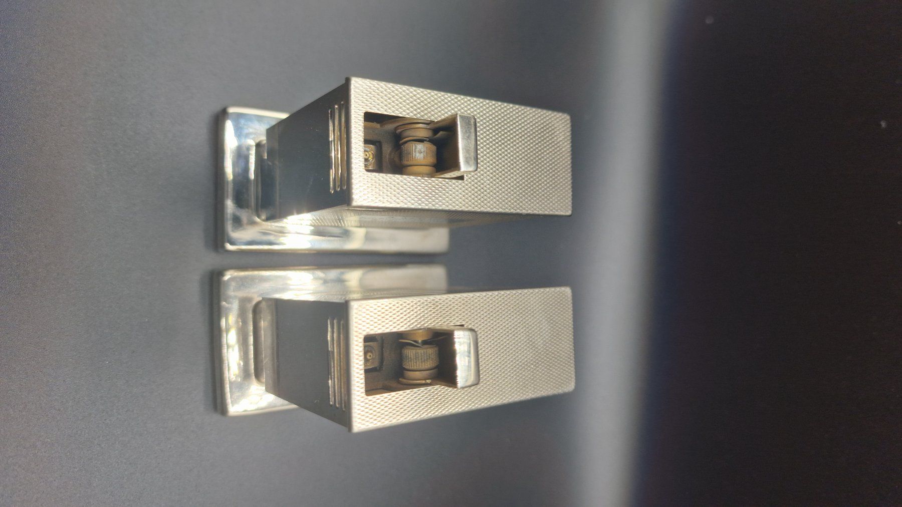 Accendini: Zwei Augusta Tischfeuerzeuge Gas – Usato da Widnau venduto da TheOldLighters 4
