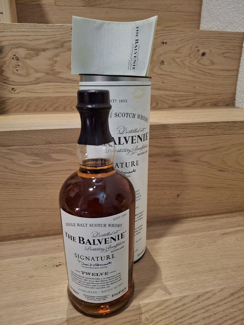 Balvenie Bevande alcoliche: The Balvenie Signature Batch 001 – Nuovo e nell'imballaggio originale da Steffisburg venduto da JackieJ