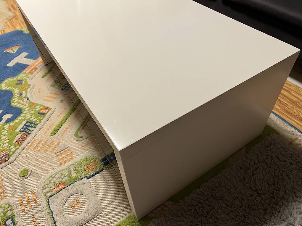 Tables: Couchtisch mit Glasplatte – D'occasion à Dietwil par kim_9ntv 3