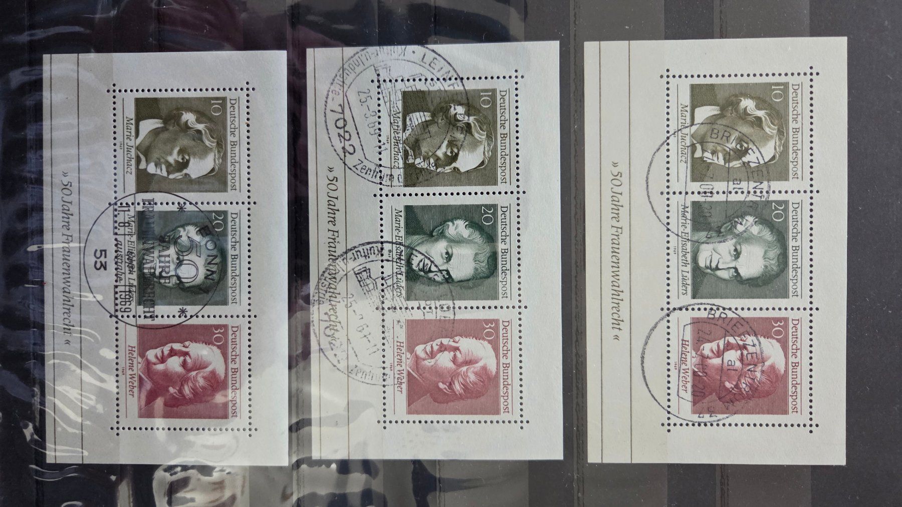 Tous les timbres: 23 Sonderblöcke Bundesrepuplik Deutschland – D'occasion à Muri b. Bern par Nydegg3 9