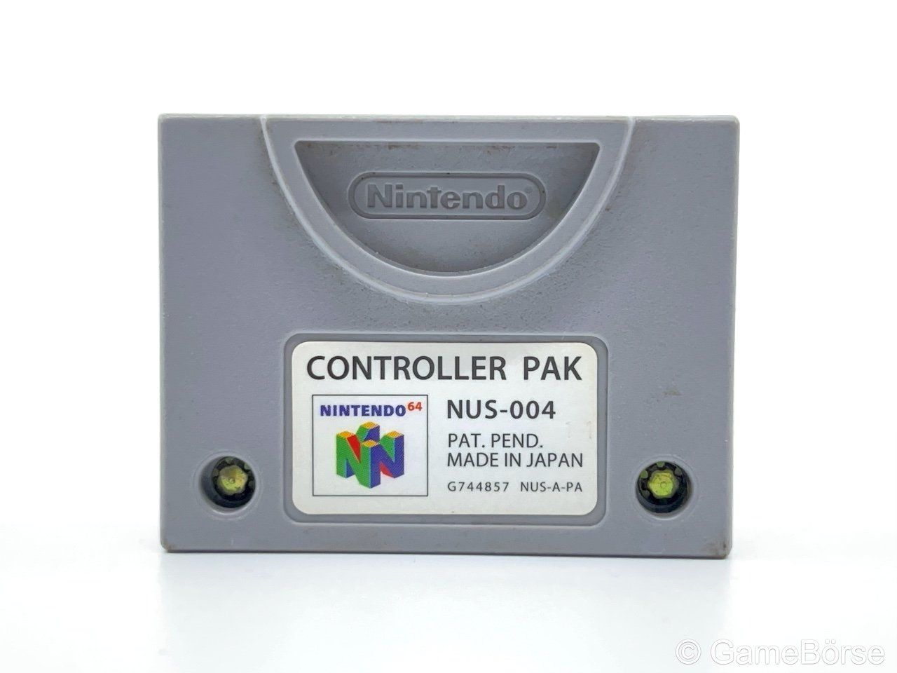 Nintendo Spiele: ! Sommeraktion ! N64 Controller Pak Memorycard Original – Gebraucht aus Stettfurt von GameBoerse