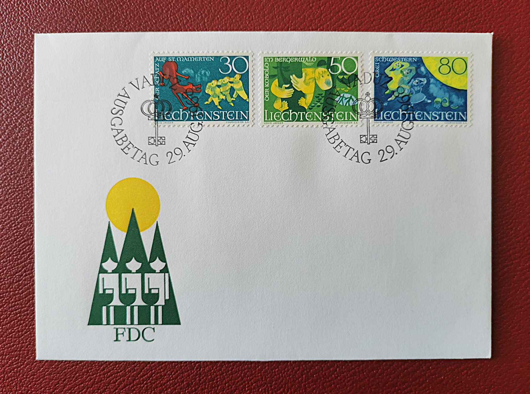 Alle Briefmarken: FDC Fürstentum Liechtenstein – Gebraucht aus Lichtensteig von chlepfshit