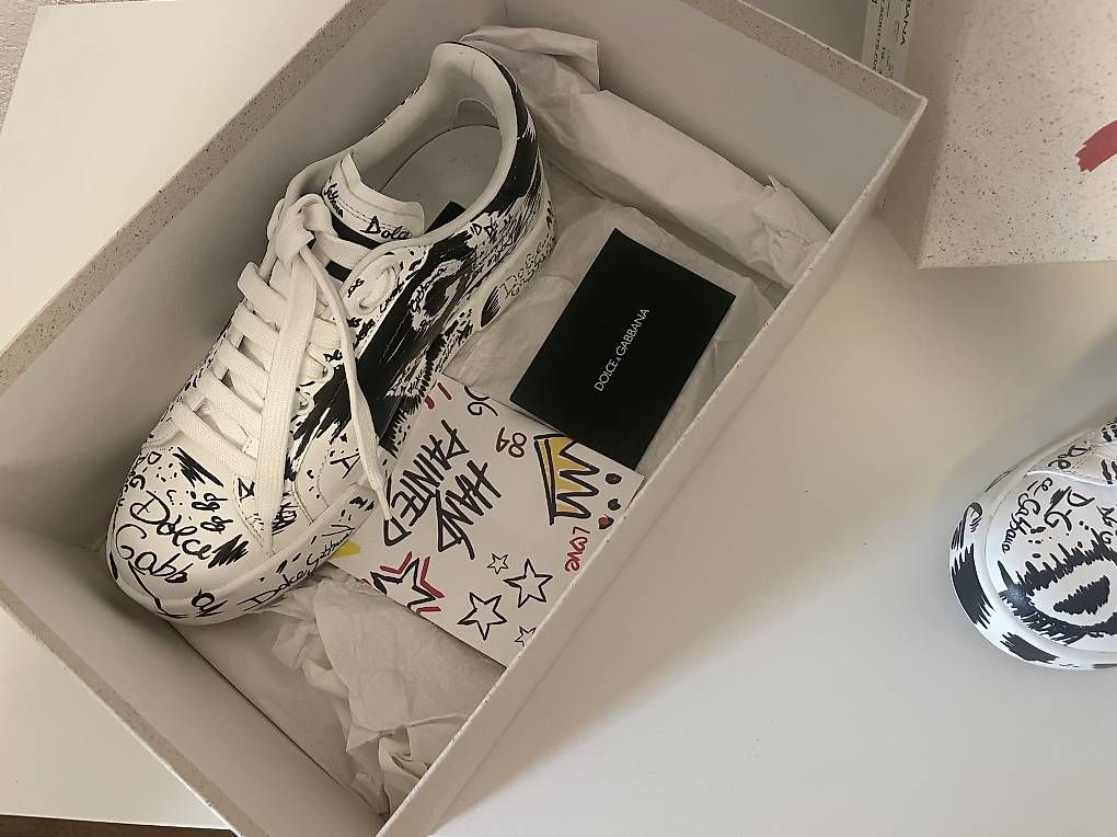 Dolce & Gabbana Herrenschuhe: Original Dolce & Gabbana Graffiti Sneaker  Gr. 38 – Gebraucht aus Glis von SabrinaXA 2
