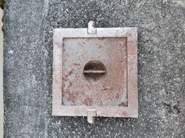 Kamintor, Metallteil, Eisenteil, Kaminabdeckung