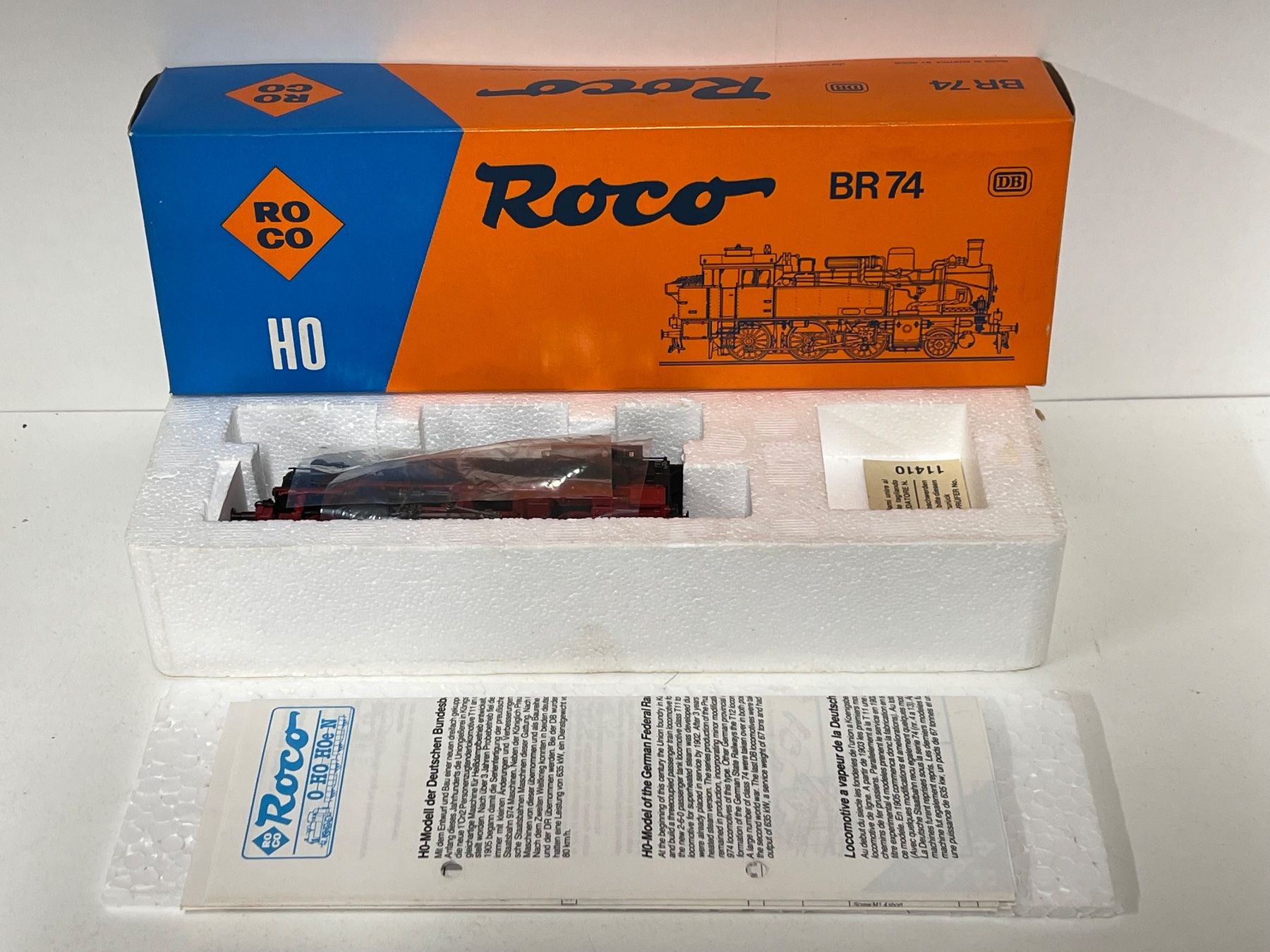 Roco Modellini di ferrovie: ROCO 43271 BR 74 DB  H0 DC Analog – Usato da Geroldswil venduto da TopTrain54 7