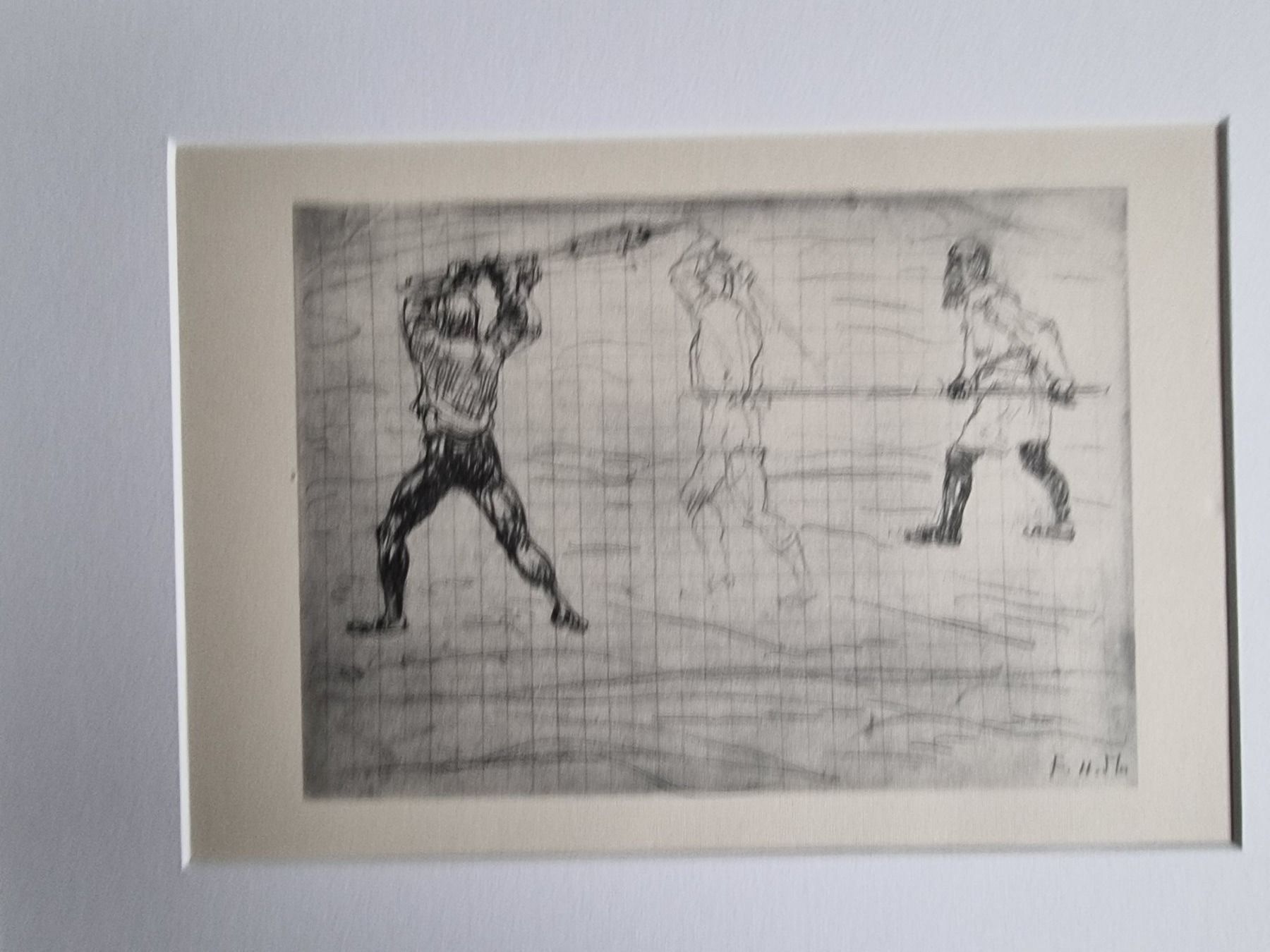 Foto & Immagini: FERDINAND HODLER   MIT PASSEPARTOUT – Usato da Gersau venduto da kunst-online 1