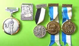 Basel 14. Marathon 1989 dr Pierrot; Migros Stafette 1963 und
