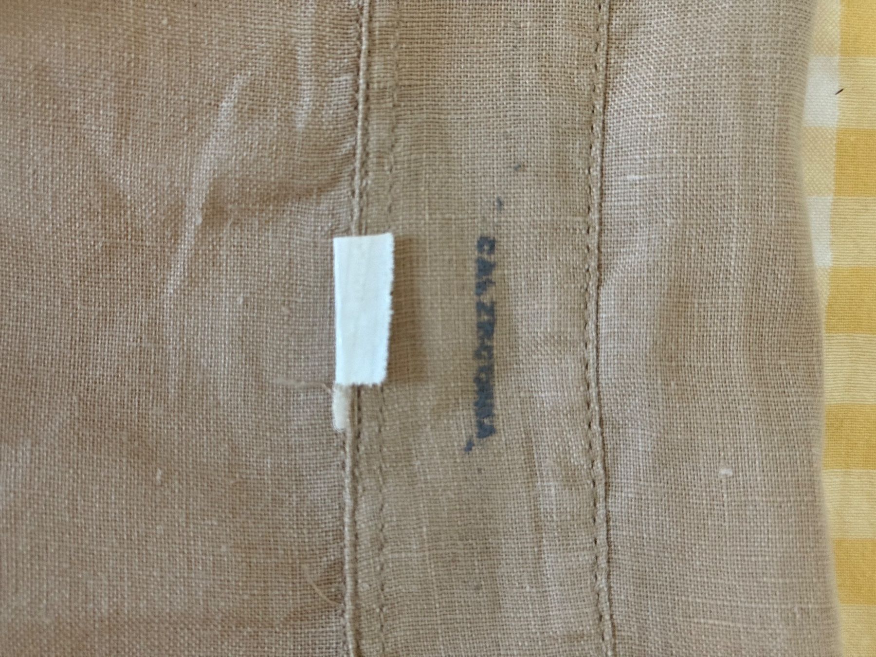 Calzedonia Vestiti: Robe chemise lin CALZEDONIA beige – Usato da Geneve venduto da Salomevergne 3