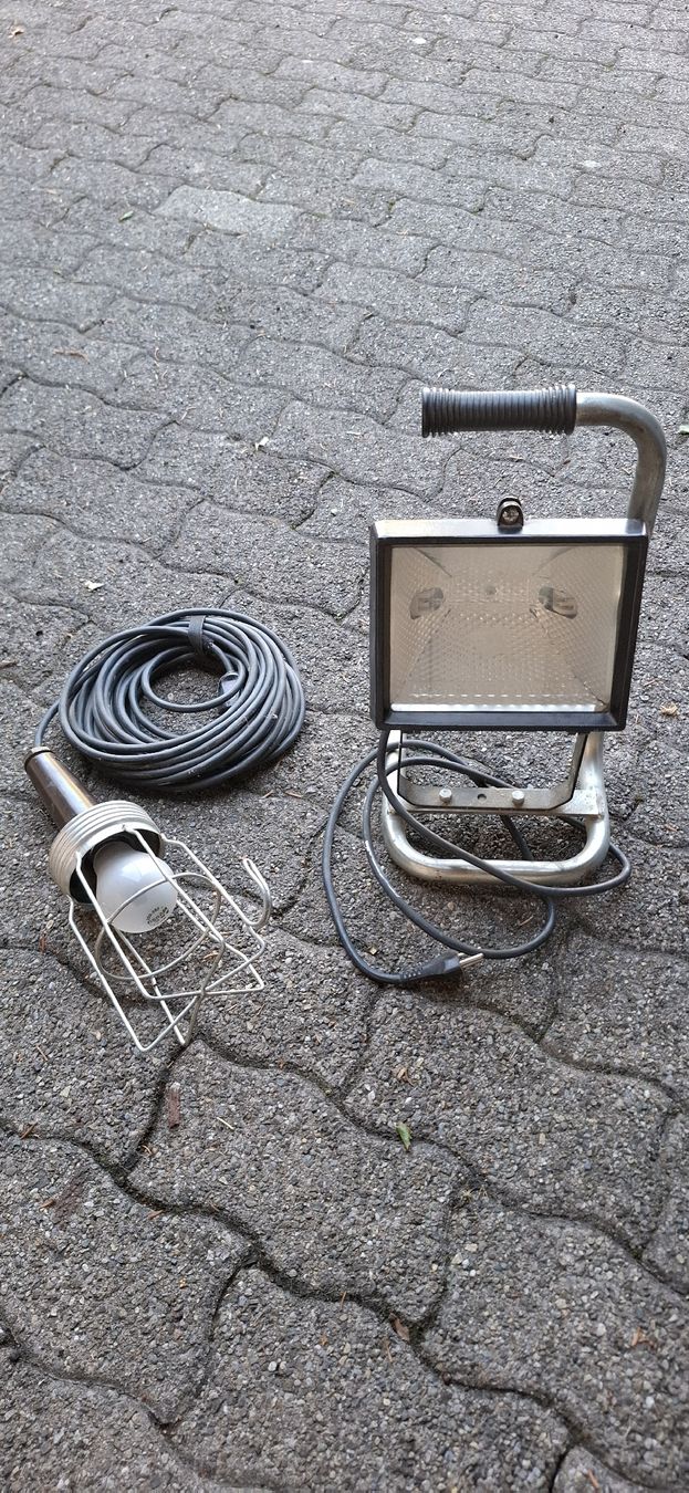 Fari: Baustrahler und Handleuchte, arbeitslampe – Usato da Guntershausen venduto da Jtattoo