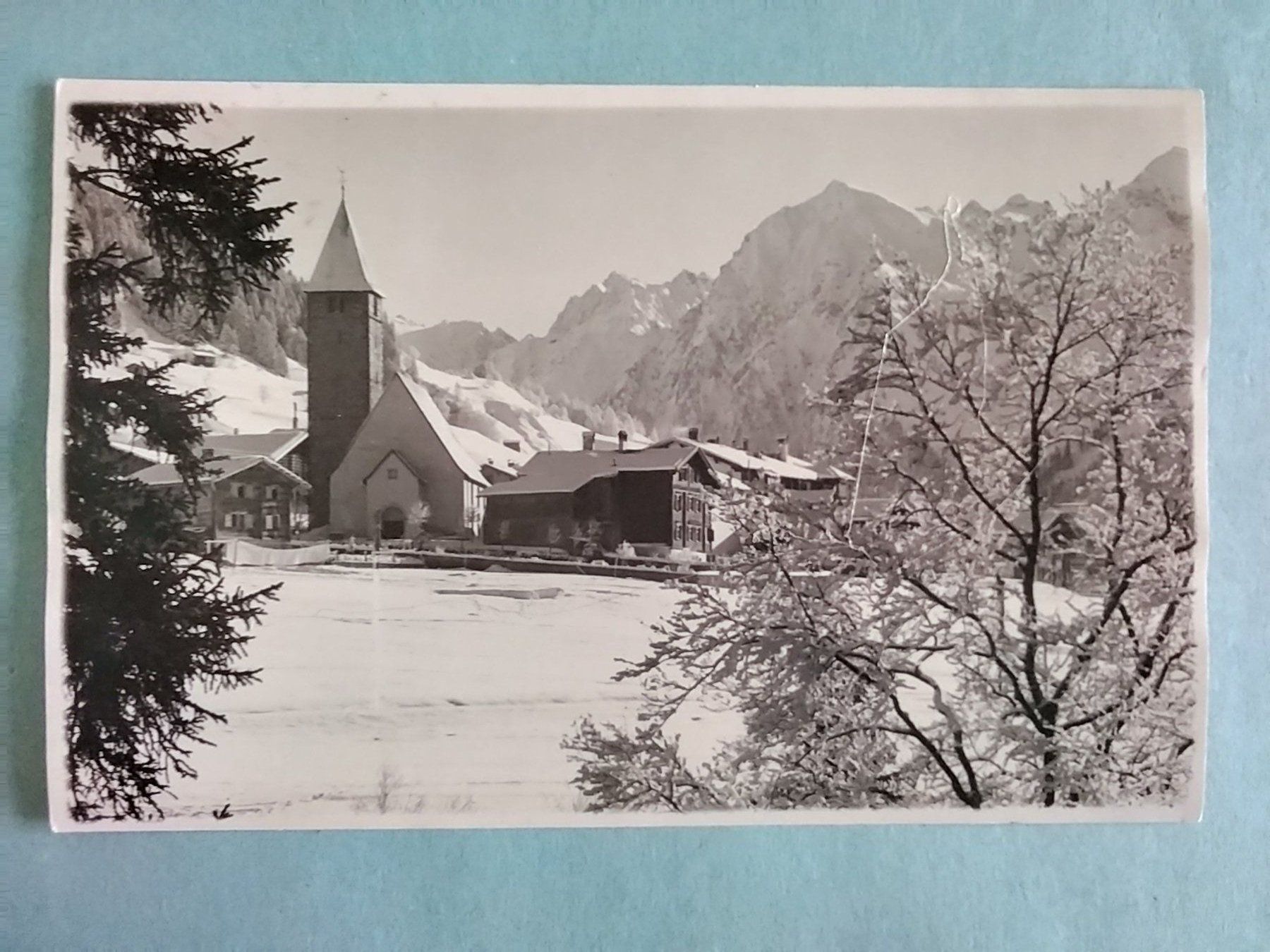 Cartoline postali: GR Klosters im Winter 1933 – Usato da Appenzell venduto da lama19