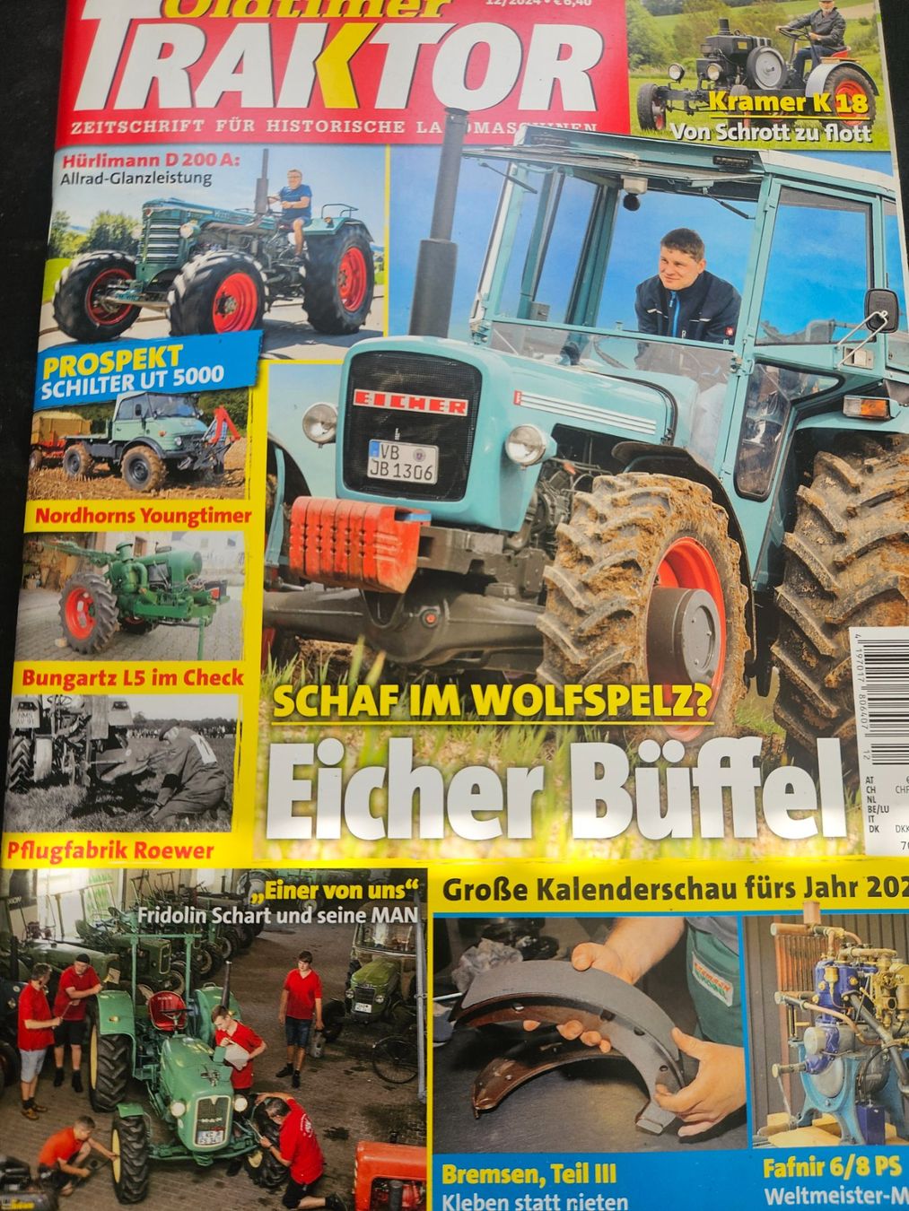 Kramer Trattori: Oldtimer Traktor 12/24 Eicher Büffel Hürlimann D 200 A xa – Usato da Flawil venduto da sr1_f6st