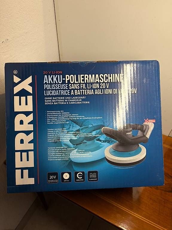 Aiguiseuses & polisseuses: FERREX Akku-Poliermaschine  – Neuf avec emballage d'origine à Erlen par Nussi-59