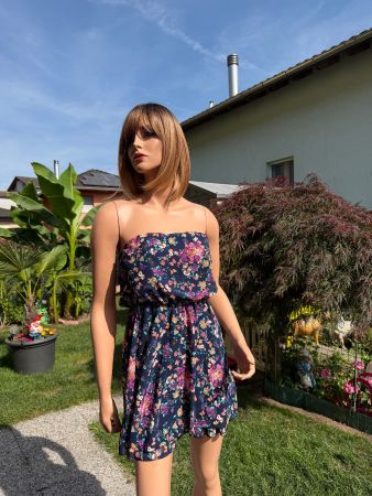 Sommer Kleid (Gr. S) mit Blumen