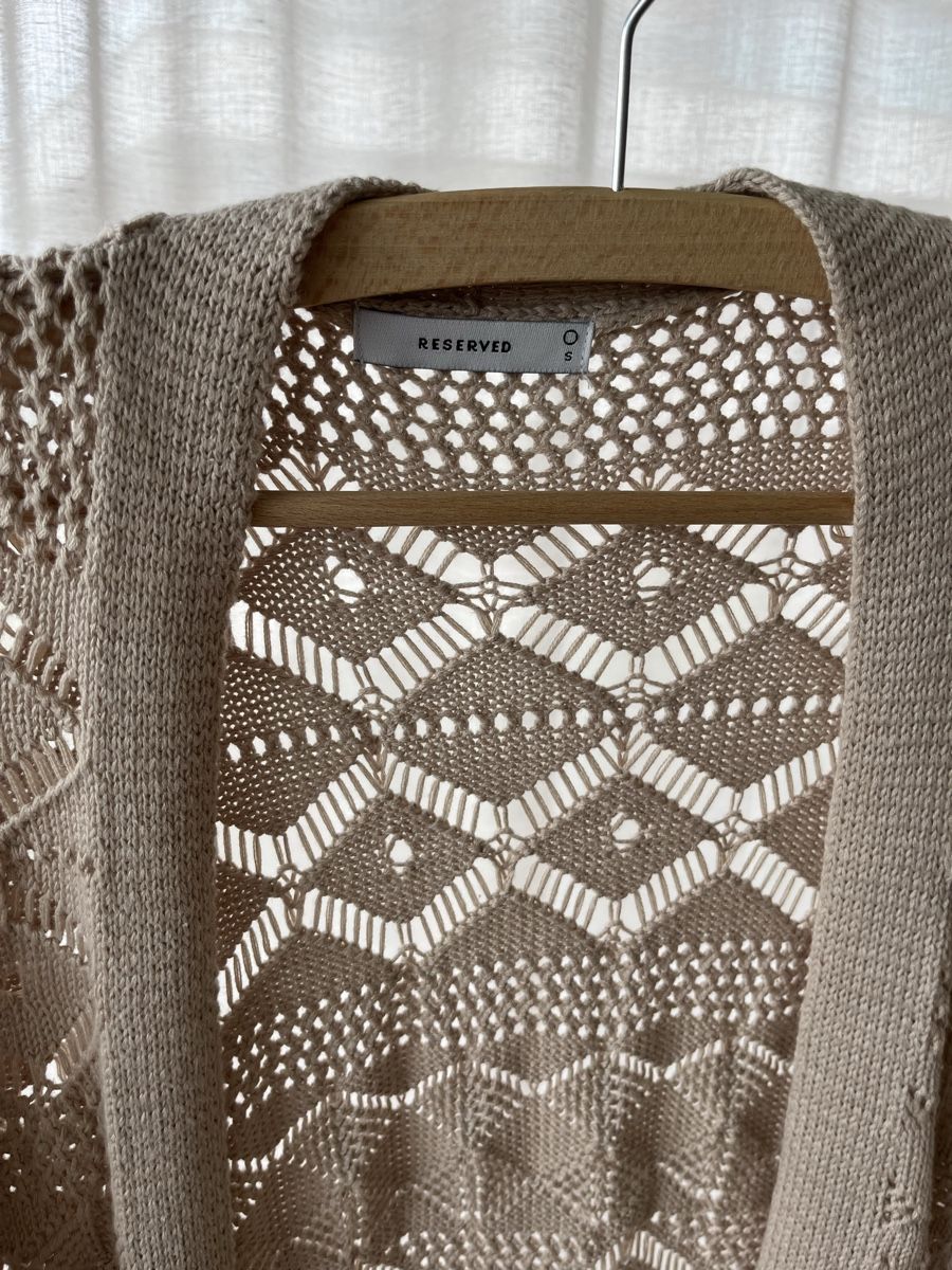 Giacche: Gehäkelte Strickjacke lang Gr. S – Usato da Wauwil venduto da LoU-AiRiN 3