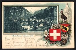 Interlaken, Brauerei Horn, Ortsansicht m