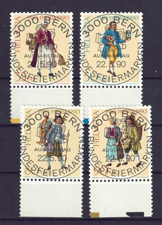 Tutti i francobolli: PP 1990, Vollstempel, einwandfrei – Nuovo (secondo la descrizione) da Lupfig venduto da lubor