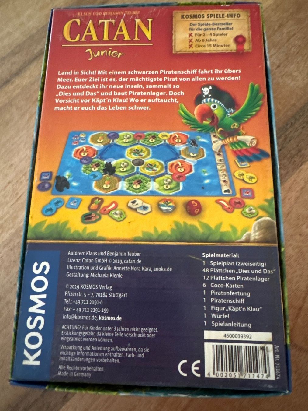 Kosmos Giochi: Reisespiel "Catan junior" – Usato da Jona venduto da everiba 1
