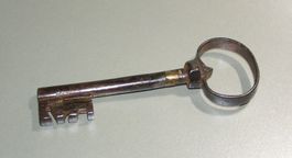 Antiker Hohldornschlüssel 17-18 Jh.