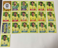 Panini WM 2026 - Brasilien Set 19 Stk inkl Wappen & Teambild