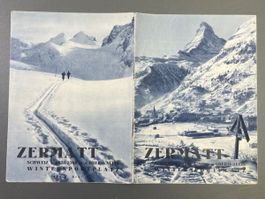 Prospekt Zermatt Wintersportplatz / Matterhorn Ski Skifahren
