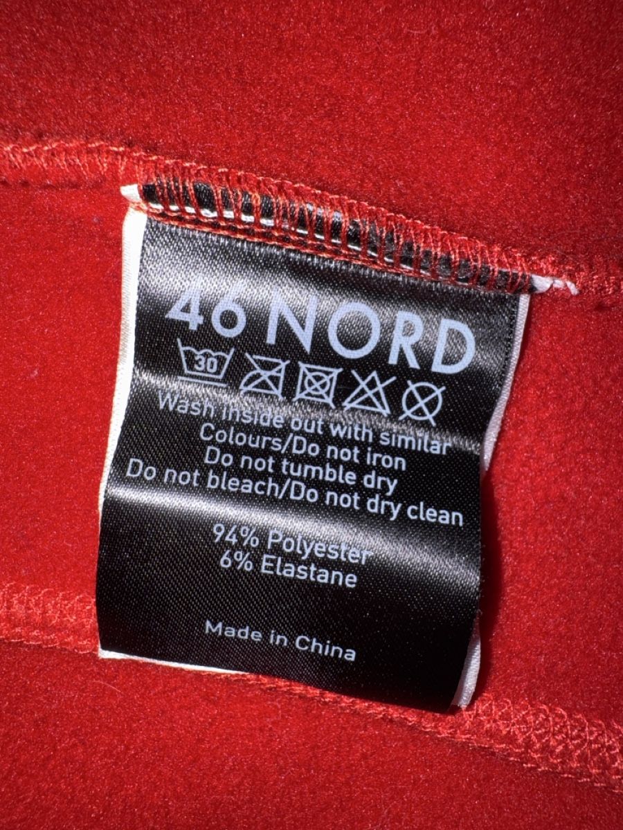 46 Nord Maglioni & Felpe: 46 Nord Jacke/Pulli mit Fleecefutter, XS, Dunkelrot – Usato da Zürich venduto da szityu 3