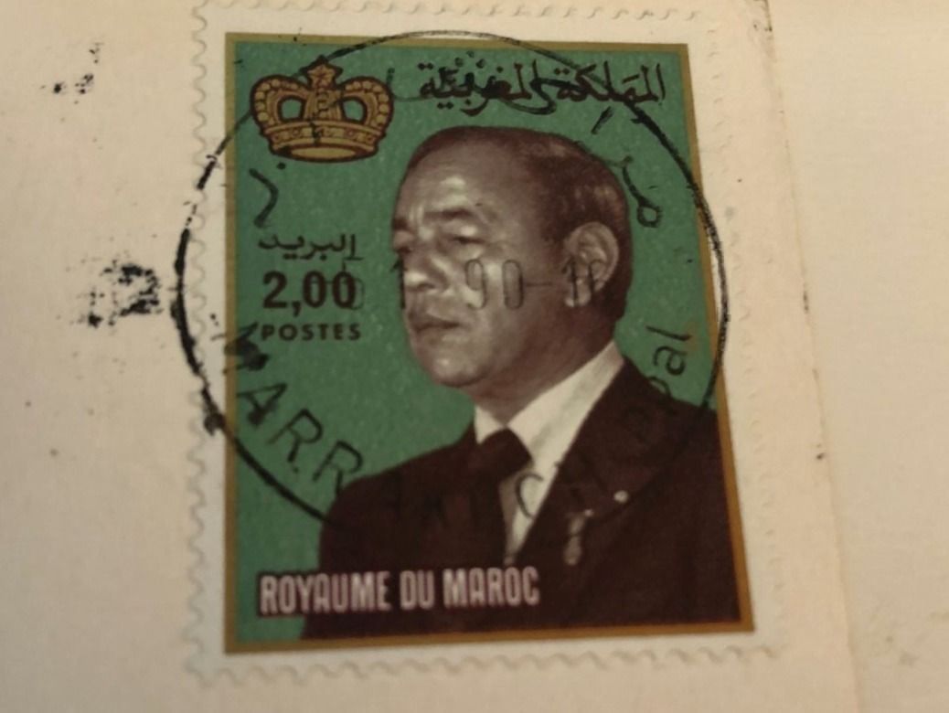 Cartes postales: Marrakech - carte avec timbre – D'occasion à Le Brassus par cinema13 1