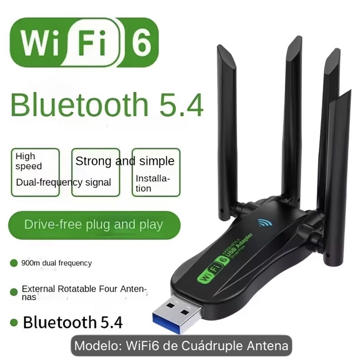 Unità & Adattatore: Top WiFi 6 & Bluetooth 5.4 Adapter - Schnell & Stabil! – Usato da Bern venduto da pablito01