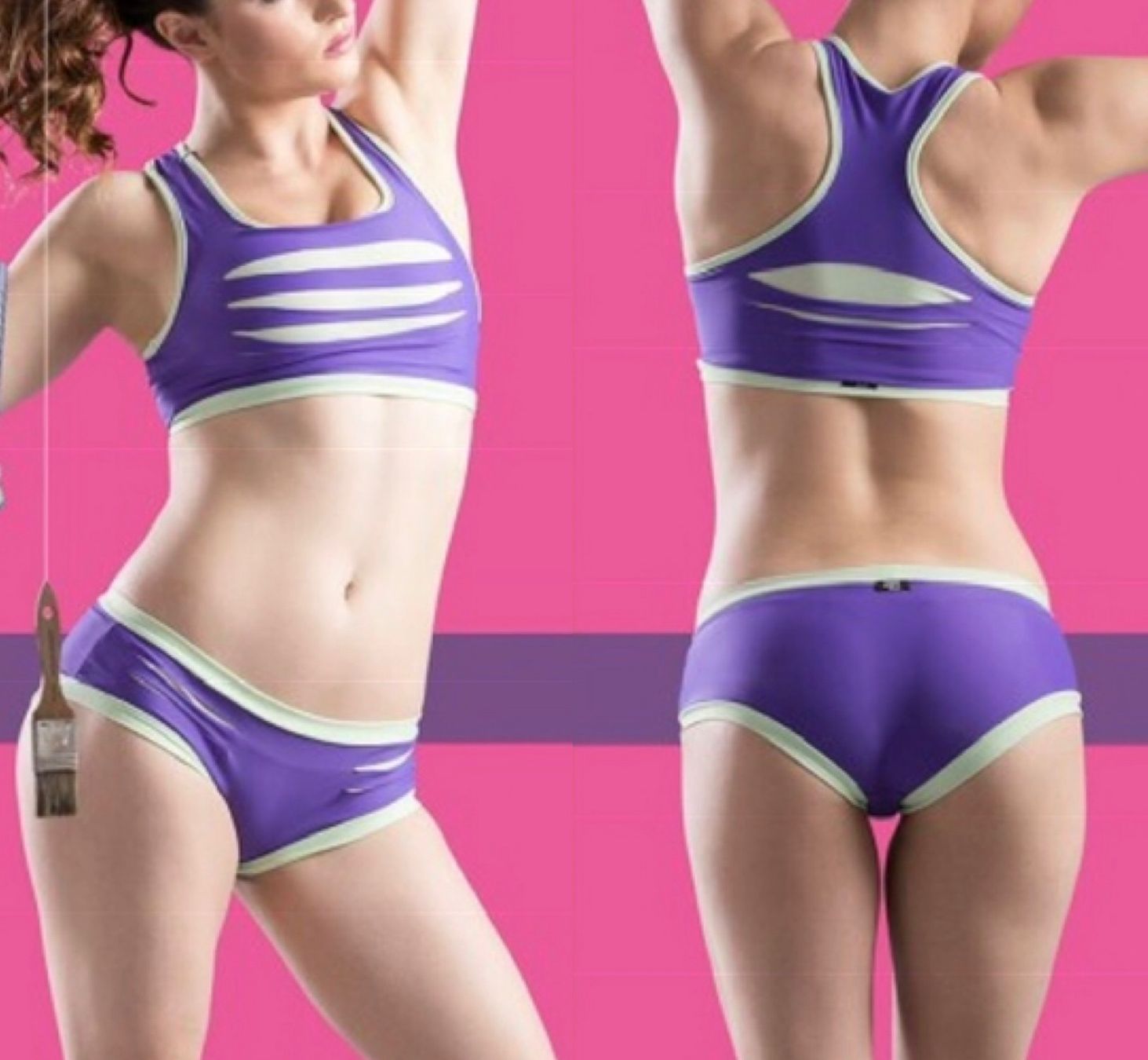 Top: Pole Dance Set Gr. M Top + Shorts NEU! – Nuovo (secondo la descrizione) da Rüfenacht BE venduto da anelesa