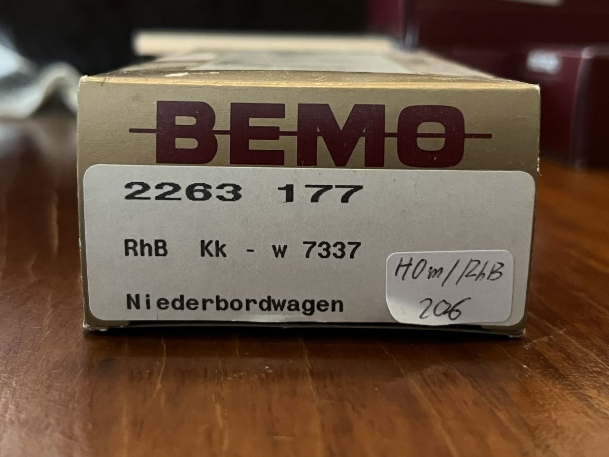 Bemo Modelleisenbahnen: Bemo 4 Güterwagen – Gebraucht aus Blonay von babast_ 2