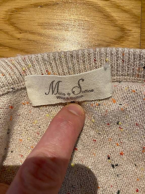 Maglioni & Felpe: Feinstrick Pullover, beige meliert, Grösse M, Herbst 🍂 – Usato da Bern venduto da nadjaz 3