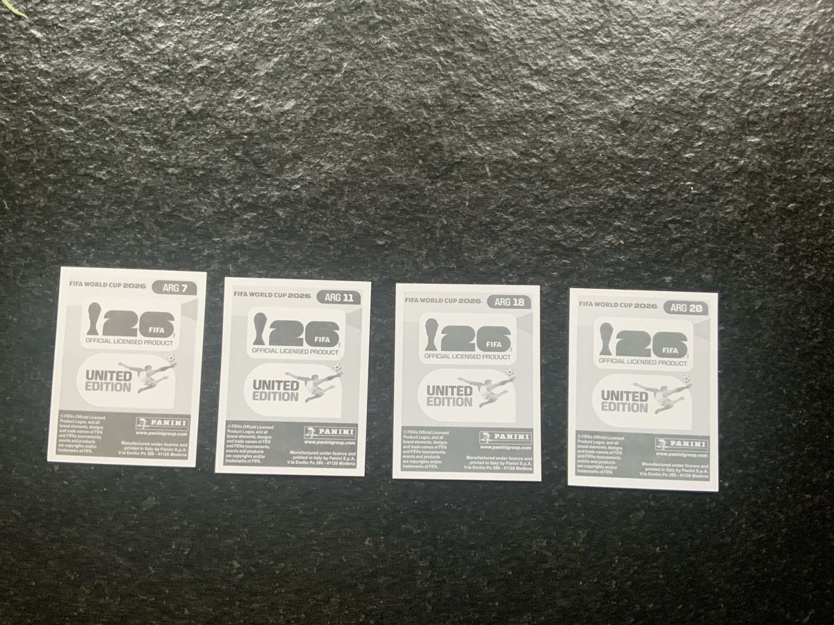 Panini Carte collezionabili: Panini Bilder ARG 7, 11, 18, 20 – Nuovo (secondo la descrizione) da Widnau venduto da Como2006 1