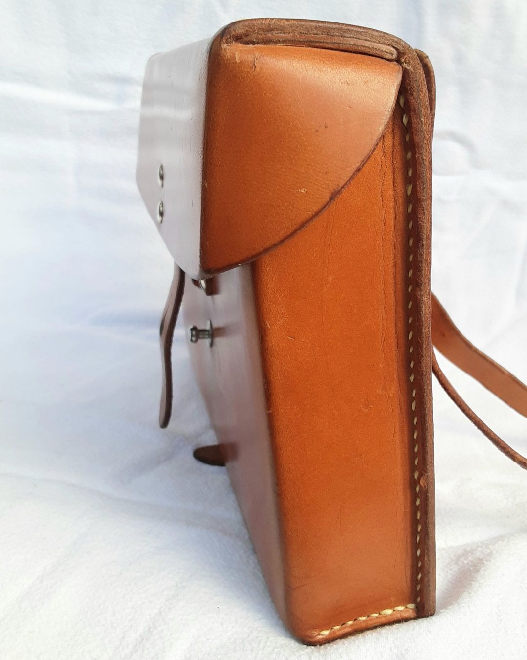 Schweizer Armee Borse: Armee,Ledertasche,Kartentasche 1978,Militär – Nuovo (secondo la descrizione) da Grosswangen venduto da Spengler66 5