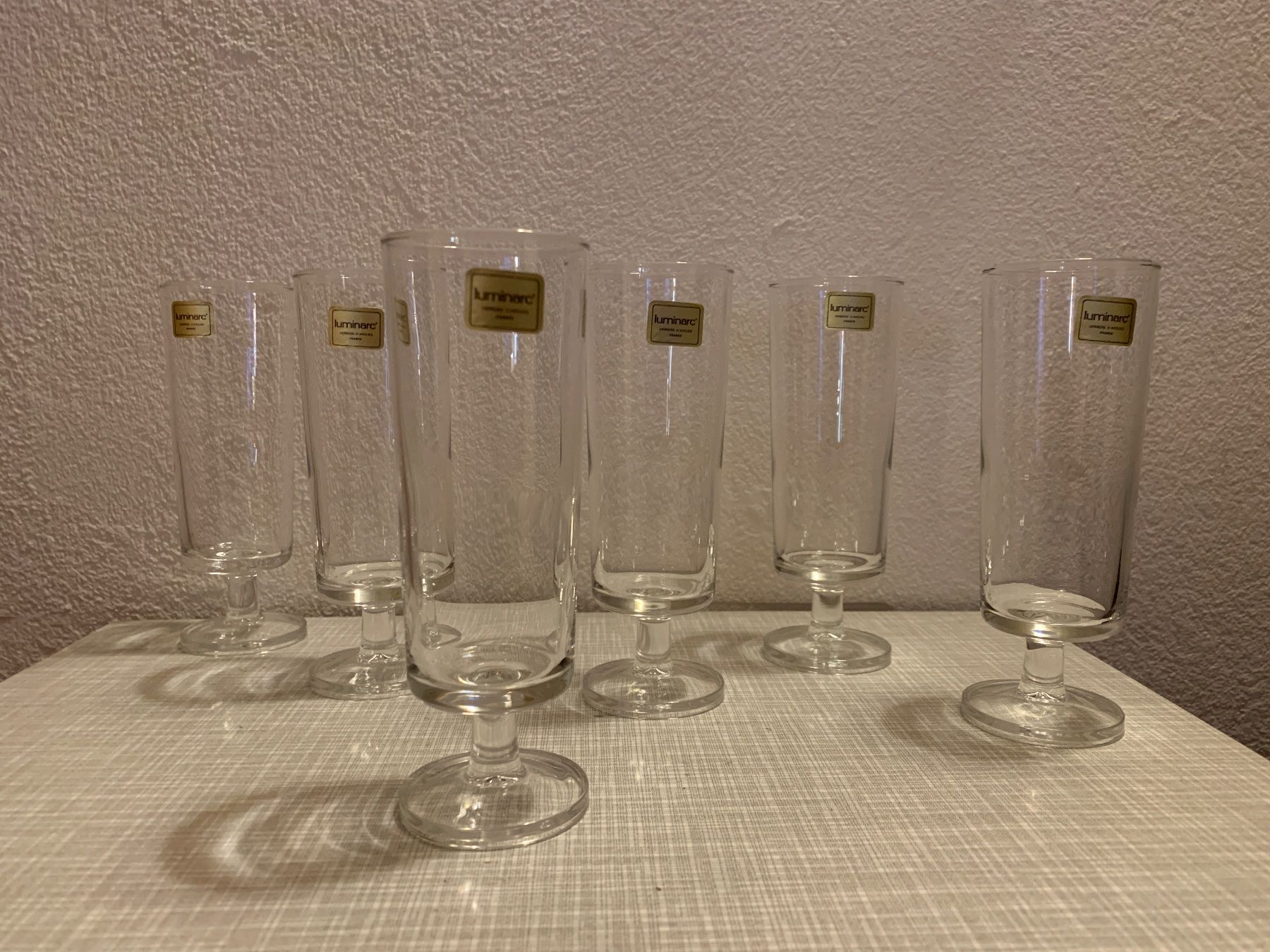 Bicchieri: 6er Set Luminarc SUEDE Champagnergläser / Sektgläser – Nuovo (secondo la descrizione) da Zürich venduto da Les_Zurichois 3