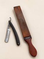 Streichriemen, Leder, Coiffeur, Schertlin, Nyon