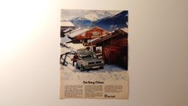 VW / VOLKSWAGEN GOLF 1 - Werbung / Bilddokument / Reklame