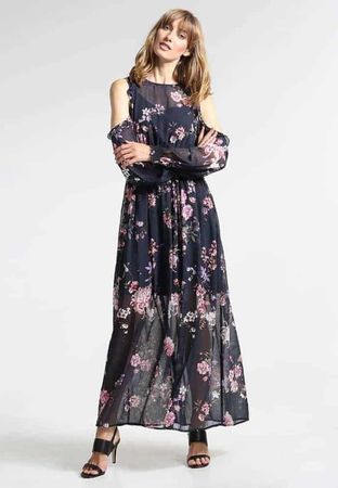 ESPRIT Maxikleid Kleid blau Gr.38-40 Fr.129.90👗