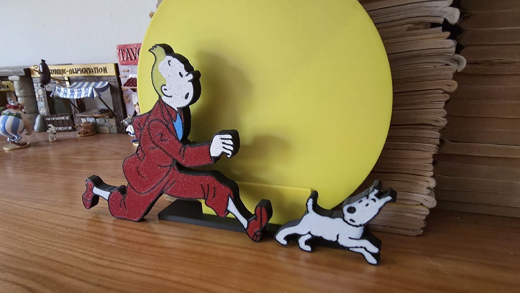 Fumetti: Tim und Struppi logo aus 3 Teilen – Usato da Ettingen venduto da 1964erNachtzugfahrer 3