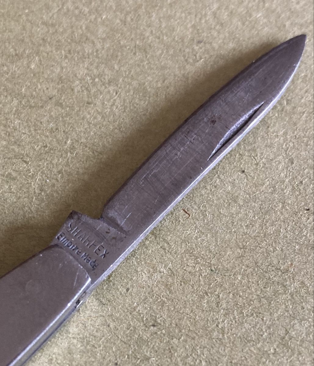 Coltelli tascabile: Alte Masse von Sharpex Empire Made – Usato da Basel venduto da Imack 1