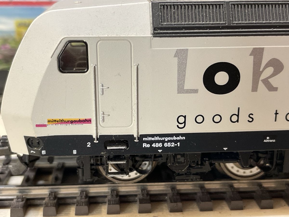 Fleischmann Modellini di ferrovie: Fleischmann Lok 486 652-1 Lokloop neuwertig – Usato da Gossau SG venduto da Krokodil344 3