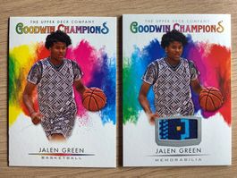 NBA Jalen Green RC Memorabilia Patch & Base 🔥🔥🔥