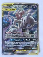 Pokemon Karte Mewtwo & Mew GX Tag Team Black Star Promo