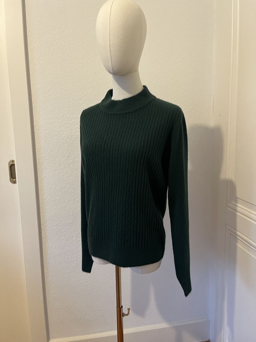 Maglioni & Felpe: Napa Studio Mock Neck Sweater - Forest Green - Size S – Usato da Mies venduto da nic_yk5d 2