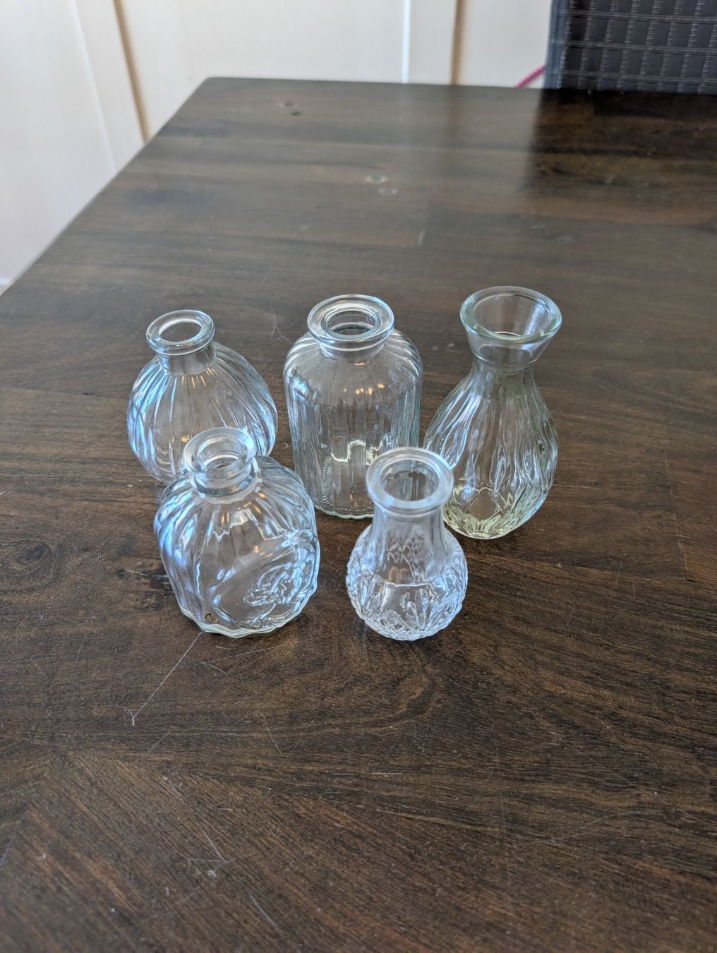 Vasen & Gefässe: Deko Vasen Glas Vintage Style, 5er Set – Neu (gemäss Beschreibung) aus Sursee von Sen.Lu 1