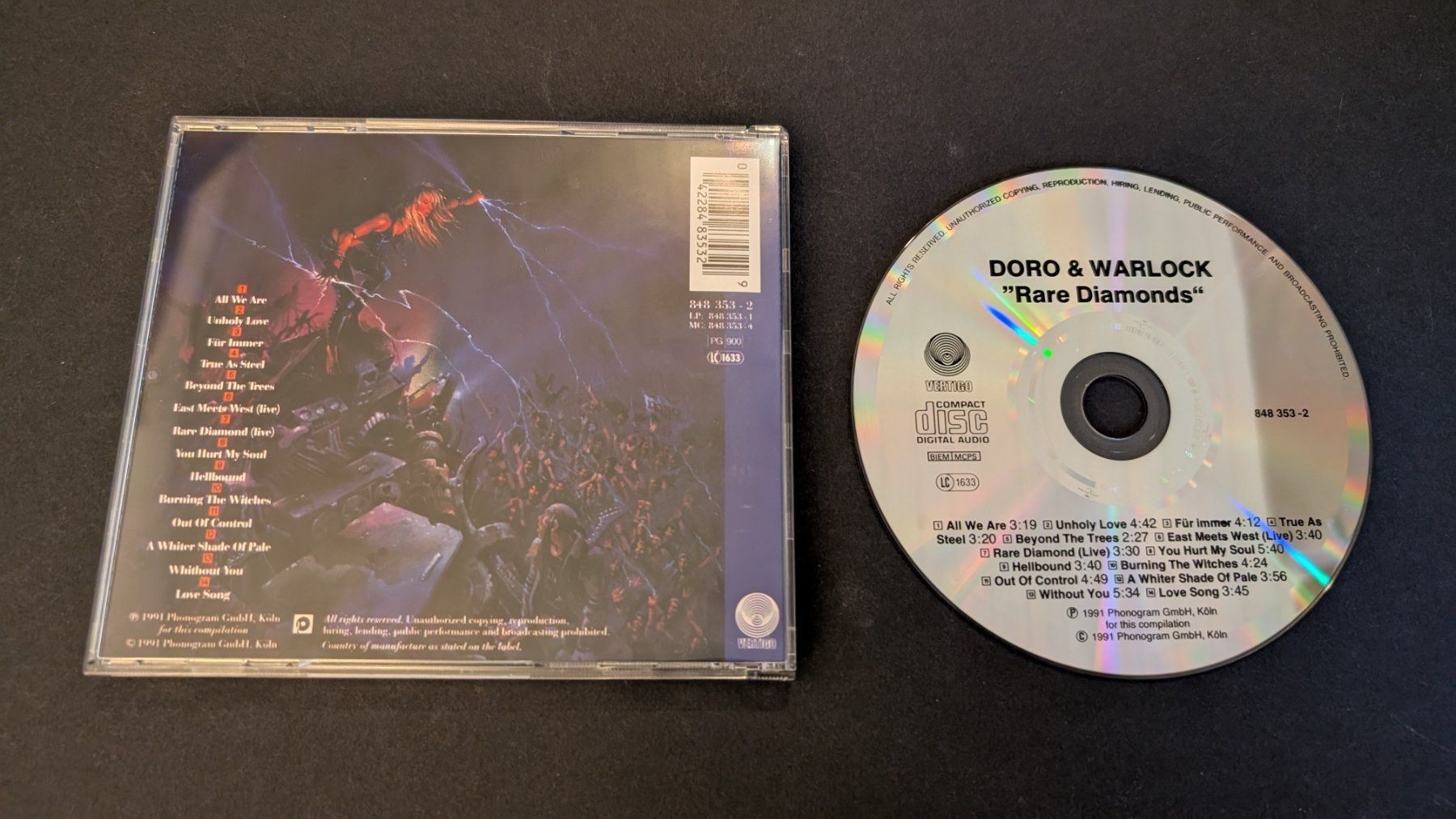CDs: Doro & Warlock | Rare Diamonds | CD – Gebraucht aus Bottmingen von dan_c5wb 1