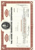 Original-Aktie The Chase Manhattan Corp., 24.8.1970