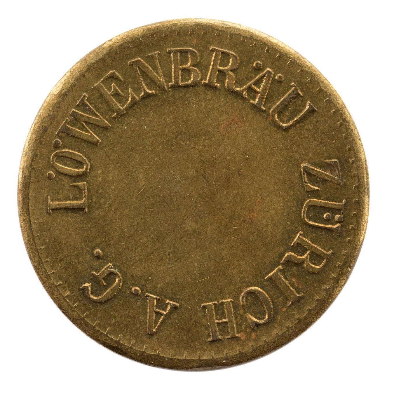 Medaillen: Biermarke Löwenbräu Zürich - 1 – Gebraucht aus Rotkreuz von Swiss-Coins 1
