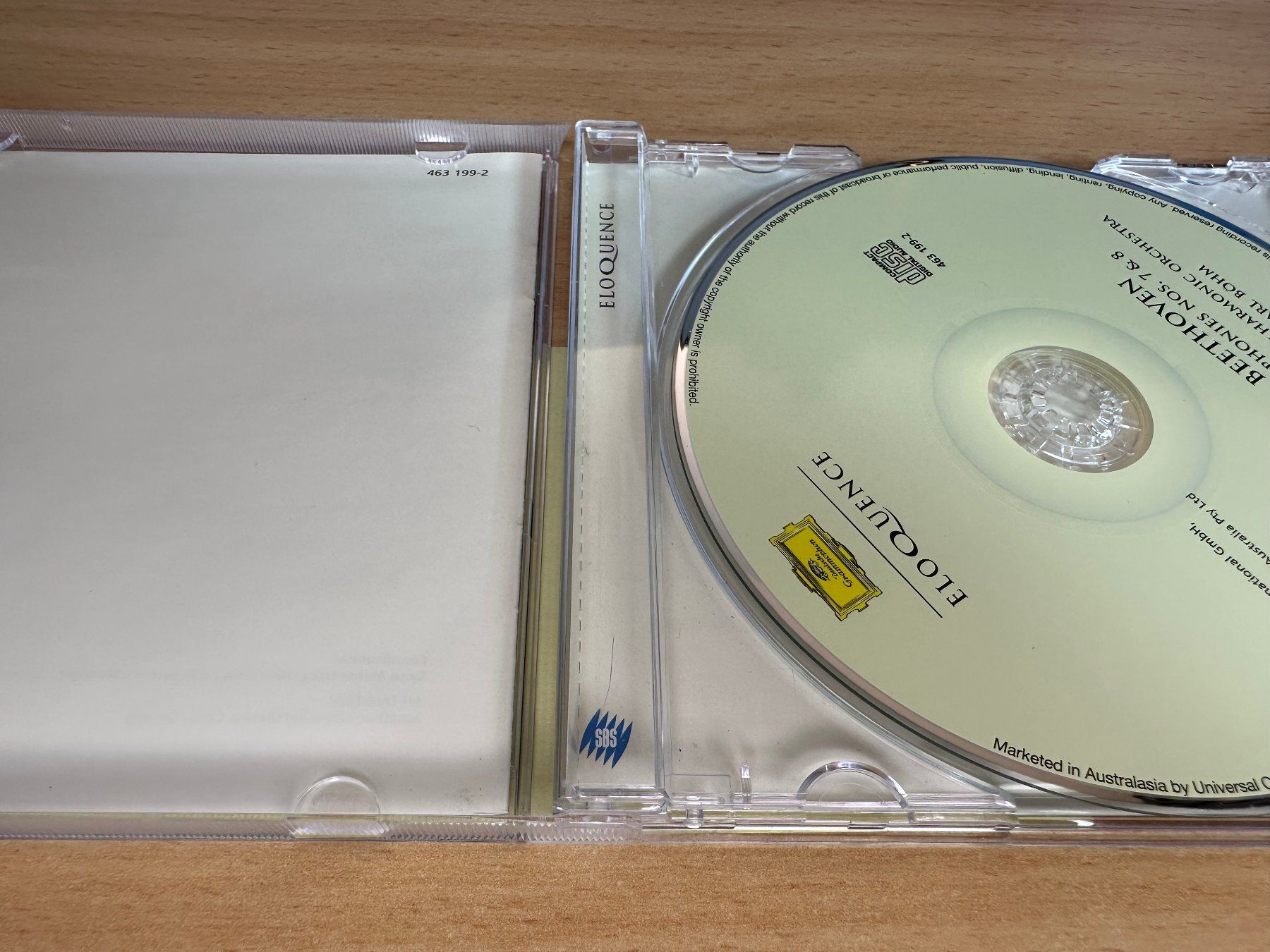 CD: Beethoven, Vienna Philharmonic Orch - Symphonies Nos. 7 & 8 – Usato da Rikon im Tösstal venduto da Alpenmutz 2